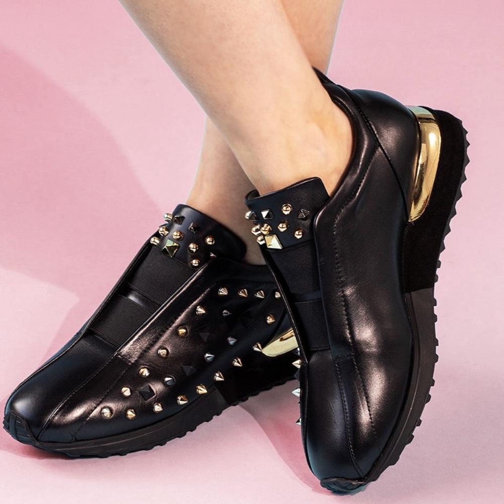 Infanta spiked leather women’s sneaker